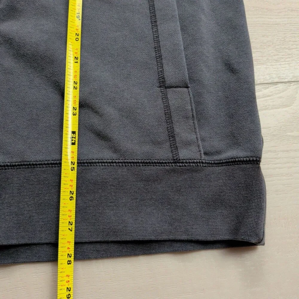 Nike Air Jordan Hoodie Mens Medium Dri-Fit Air Fleece Full Zip Gray‎ DC9737-010